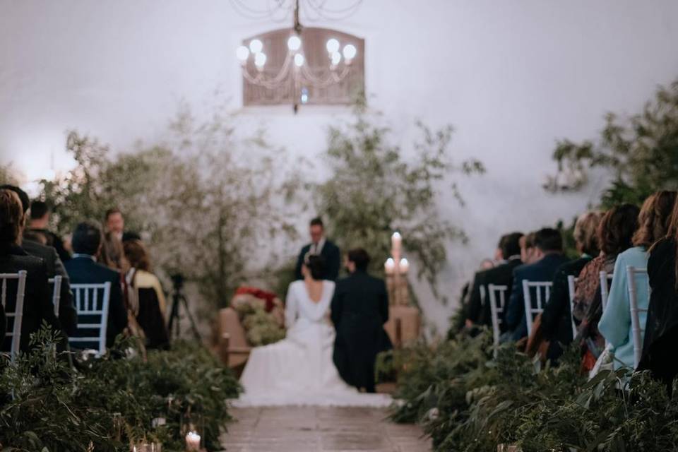 Boda civil navideña