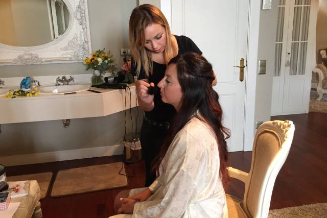 Make-up en hotel