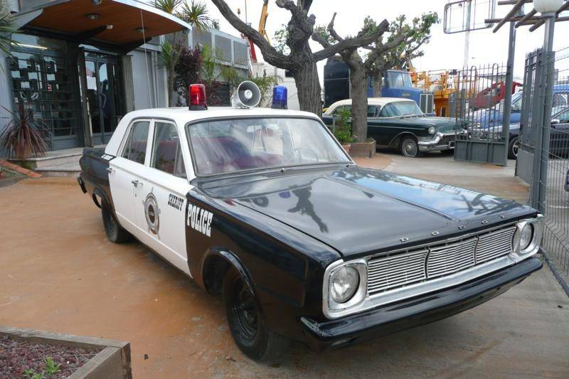 Coche de policía americano