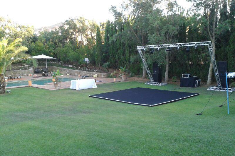 Pista de baile y sonido