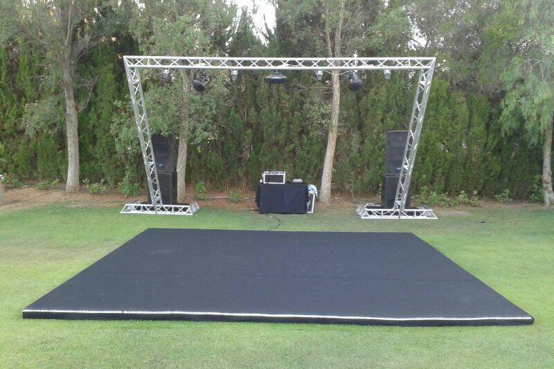 Pista de baile y sonido