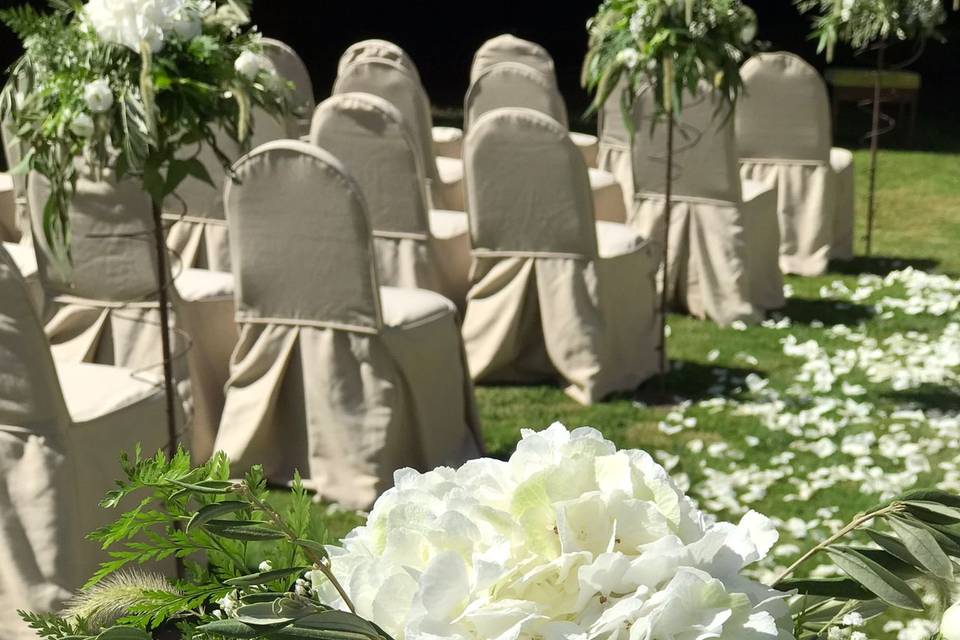 Ceremonia en el jardín