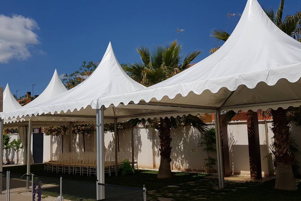 Frontal carpa 10m x 8m