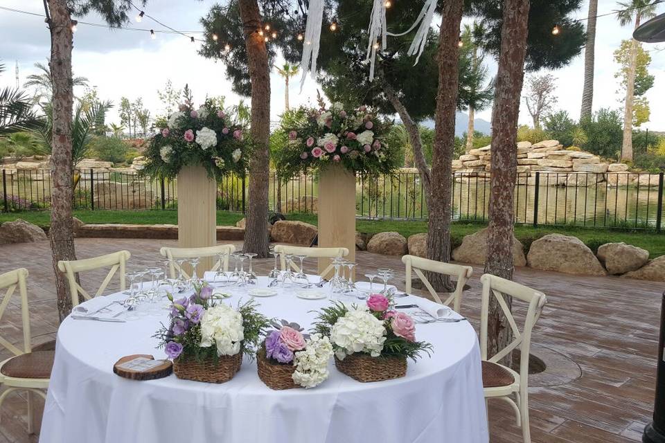 Boda en exterior