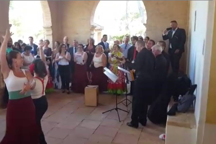 Coro en una boda religiosa