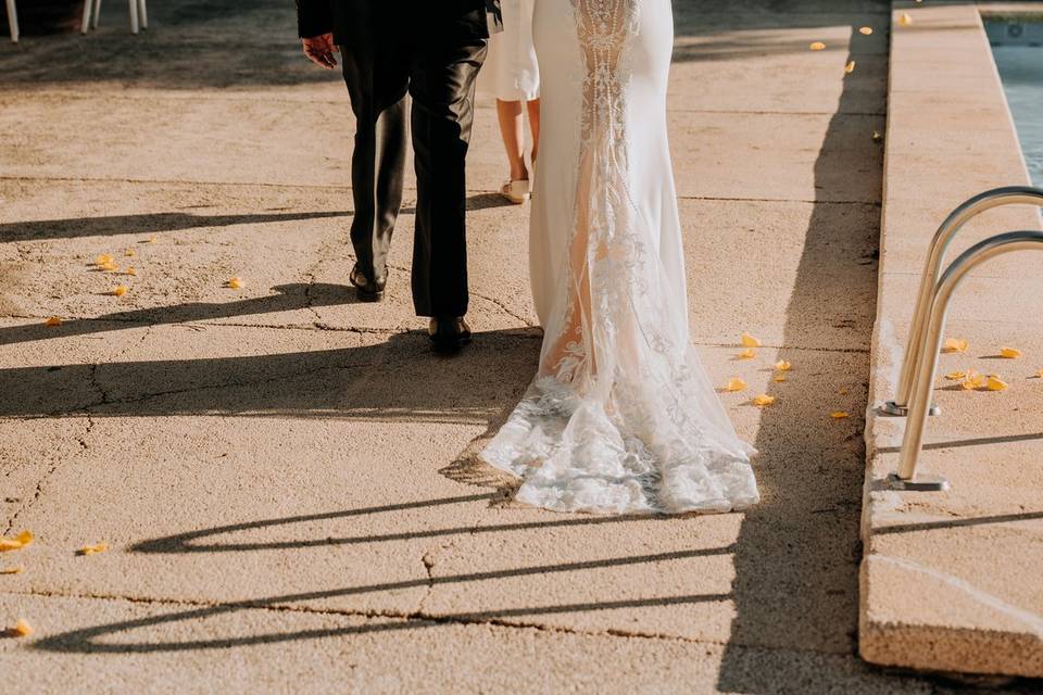 Novia ceremonia