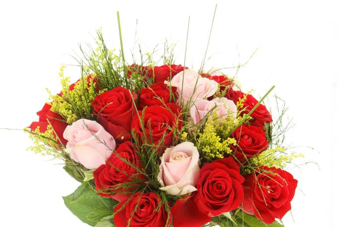 Bouquet de rosas bicolor