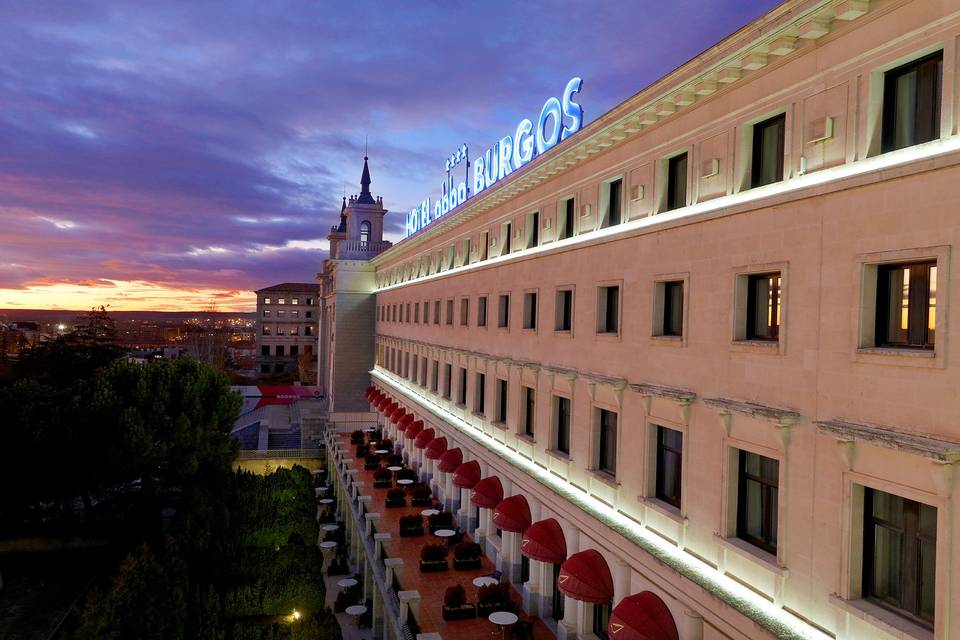 Fachada Hotel abba Burgos