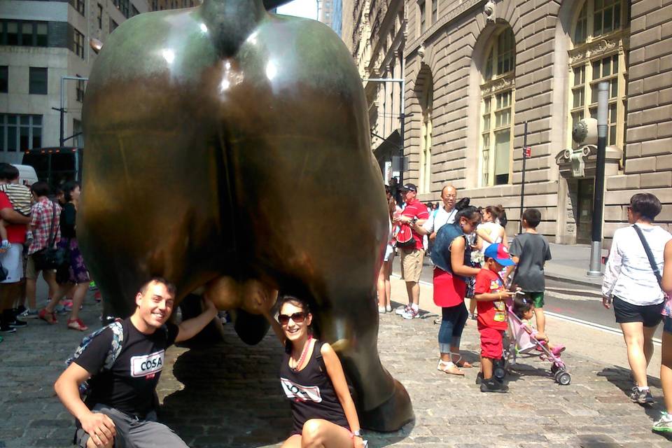 Wall Street. Carlos y Tania