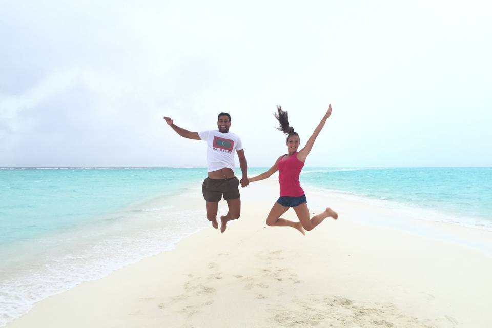 Maldivas- estela y andres