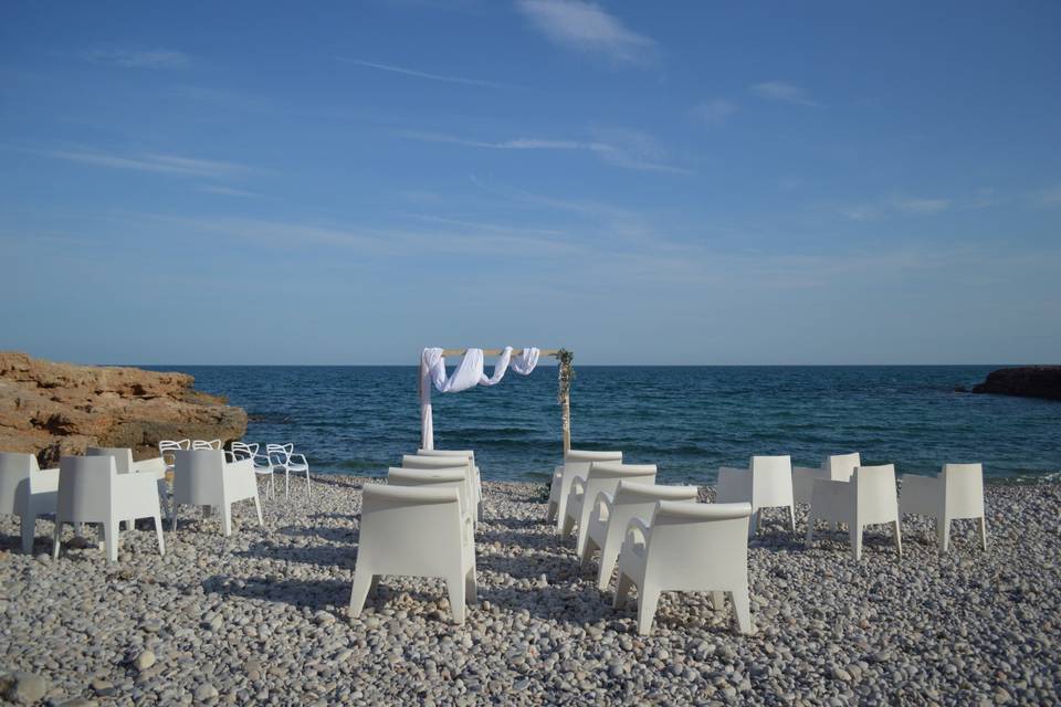 Ceremonia en la playa