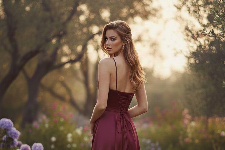 Vestido fiesta para dama