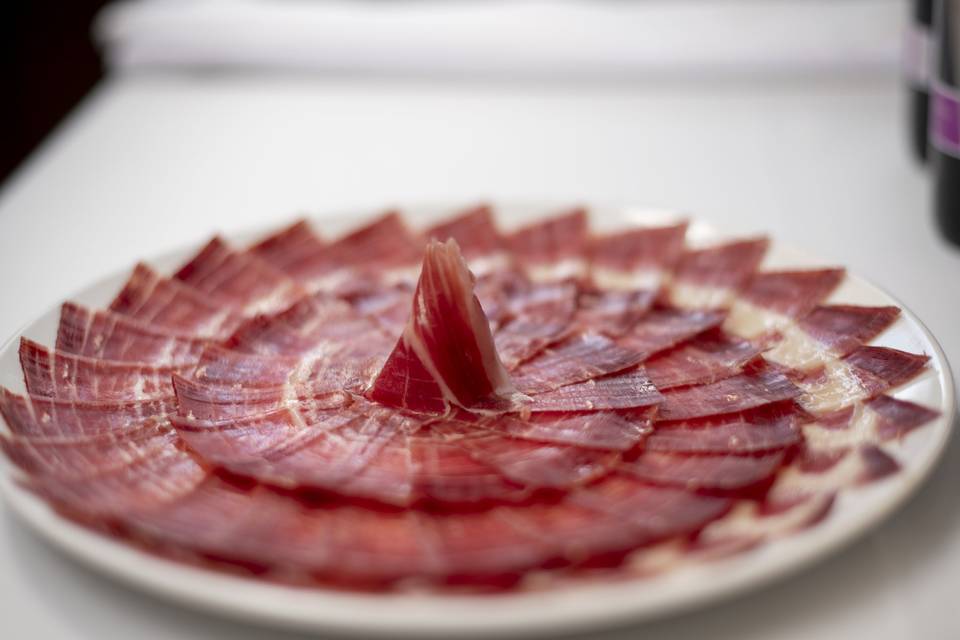 Plato de jamón