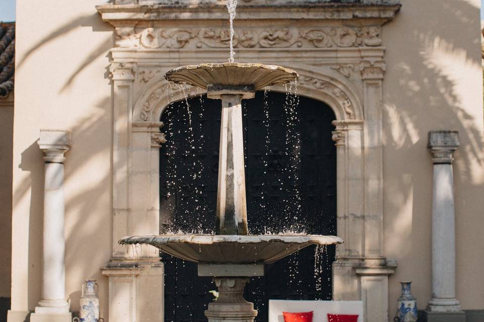 Detalle del patio interior