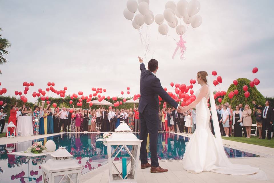 Boda en casa privada