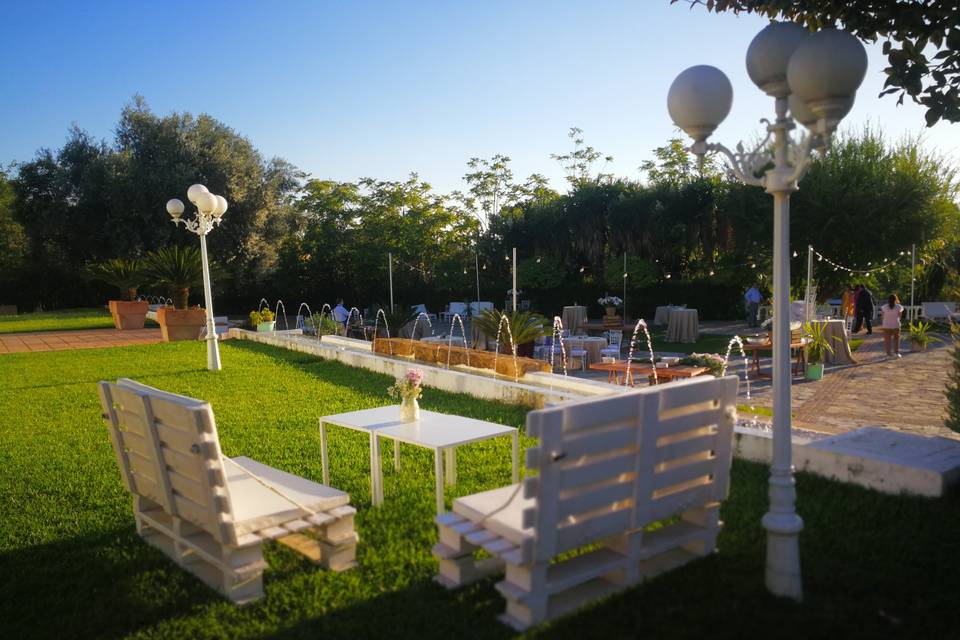 Detalle de una boda tipo cóctel