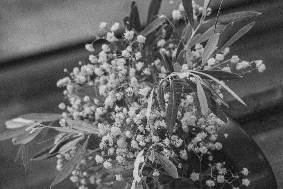 Flores en blanco y negro