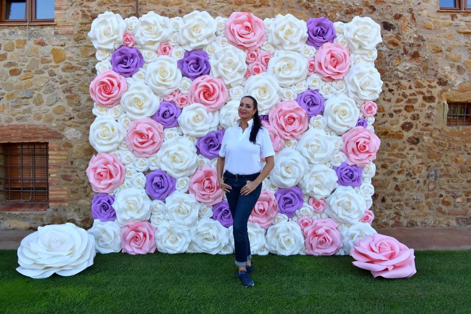 Photocall de flores 2,5x3 m