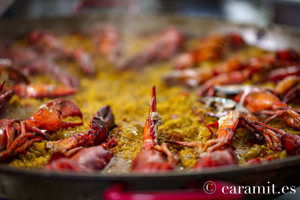 Paella de bogavante