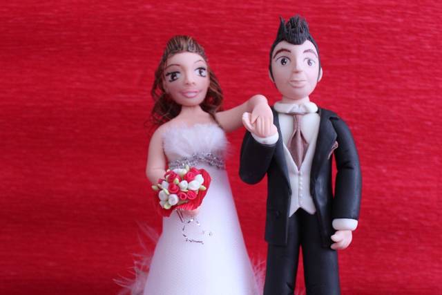 FIGURAS TARTA BODA BRUSELAS 16CM - DEKORA - Repostería & Granel