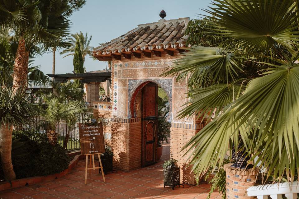 Entrada terraza alhambra