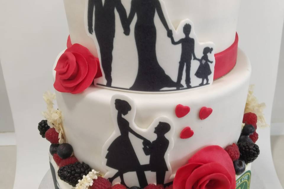 Tarta de boda personalizada