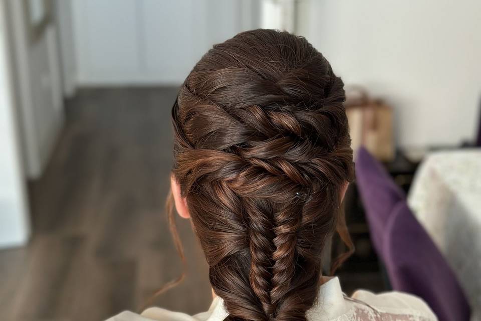 Trenza de novia