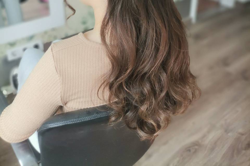 Melena XL con ondas