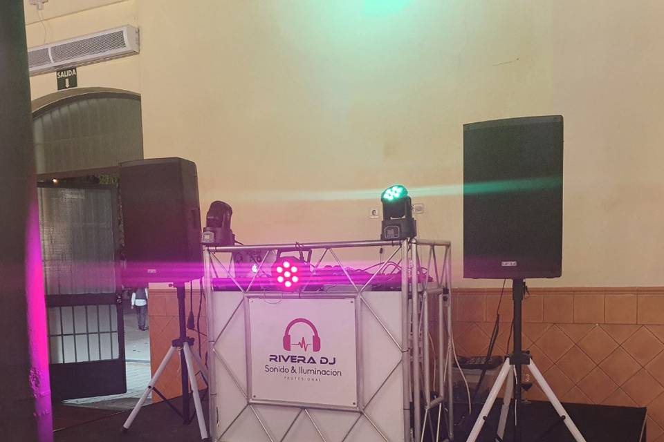 Cabina DJ Boda Mottil