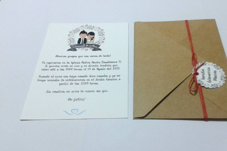 Invitación Boda