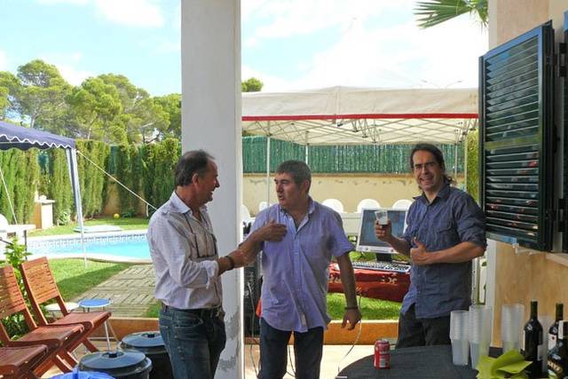 Calentando motores