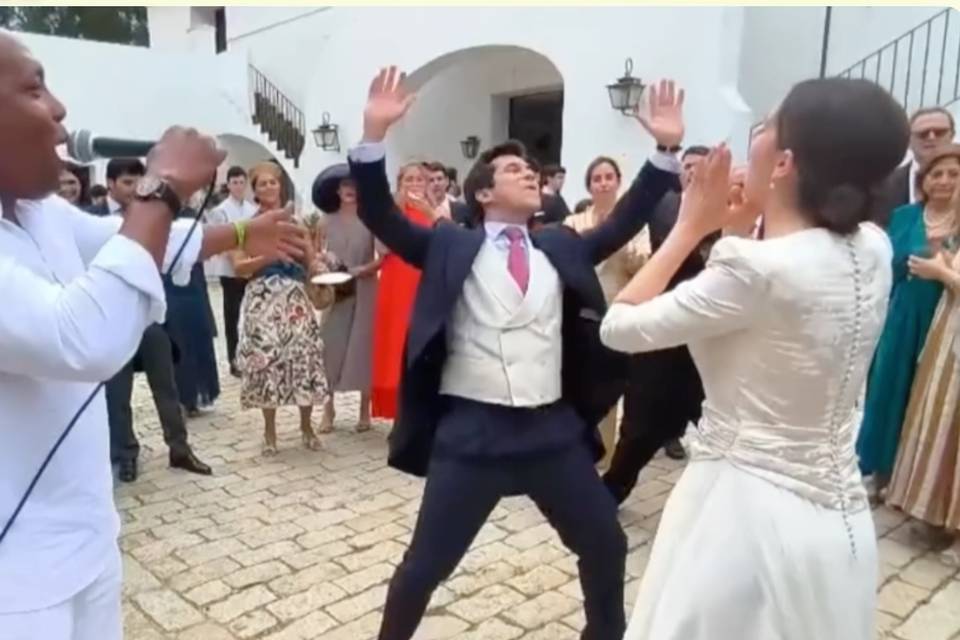 El novio lo goza