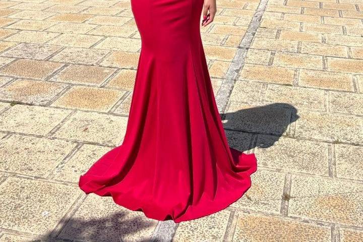 Vestido estilo sirena