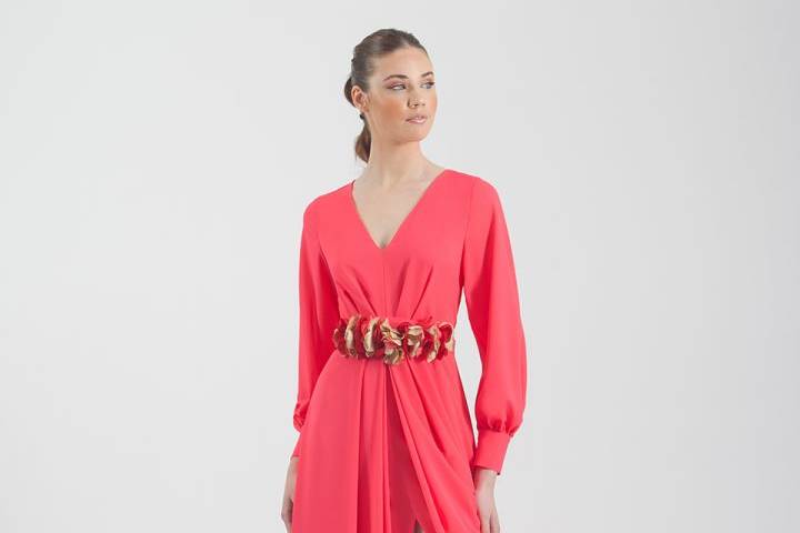 Vestido largo estilo boho