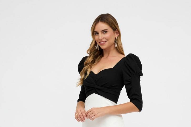 Vestido midi elegante