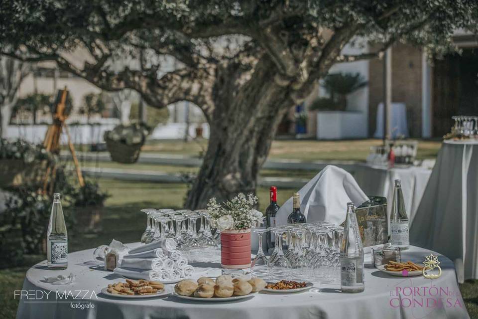 Preparación de mesa