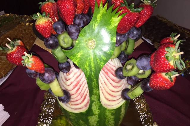Decoraciones de fruta