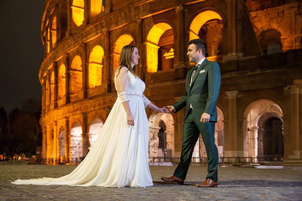 Postboda en Roma