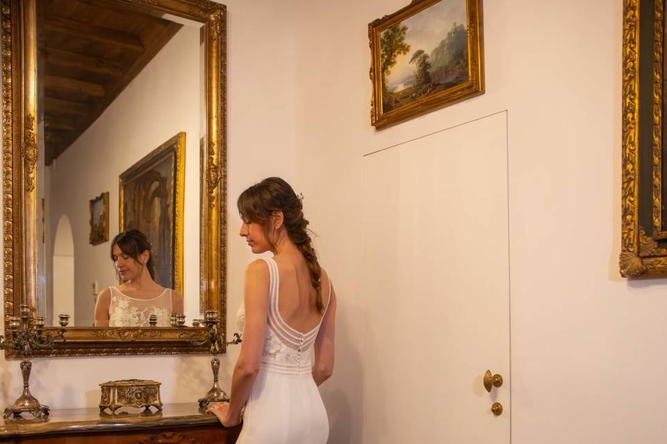 Preparativos de la novia