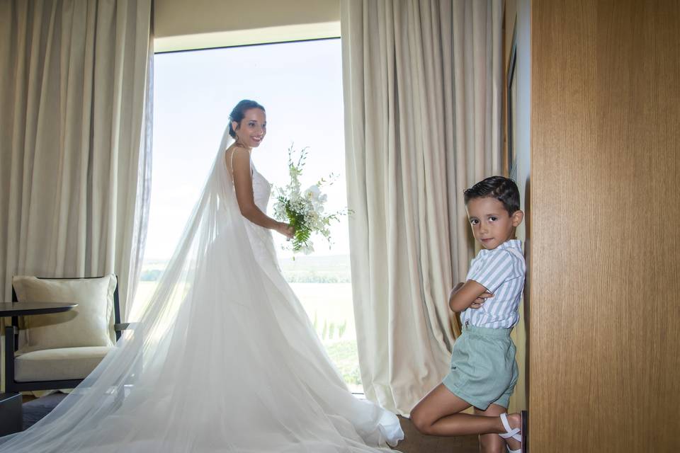 Tía y sobrino