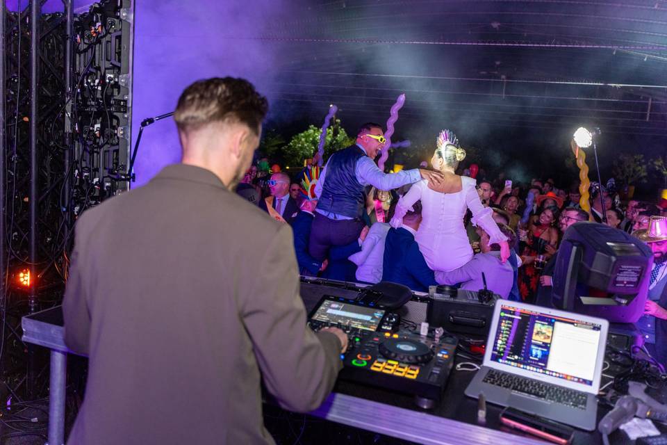 portátil DJ