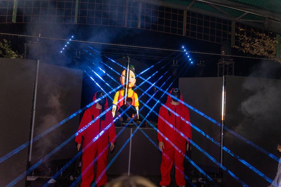 show láser