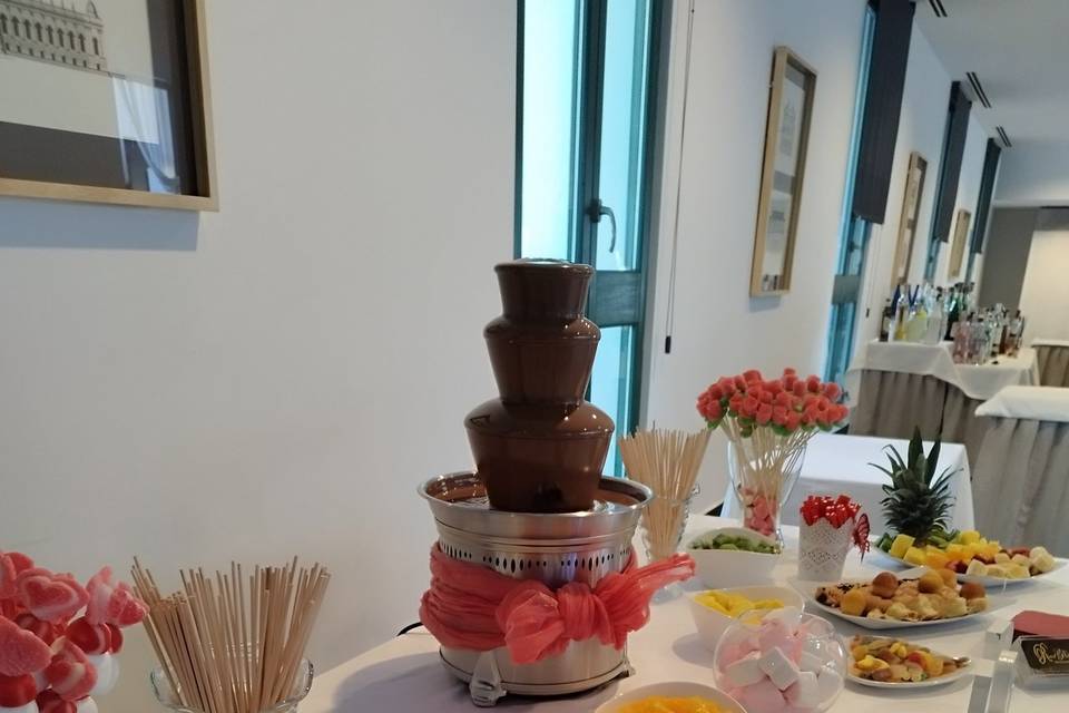 Fuente de chocolate