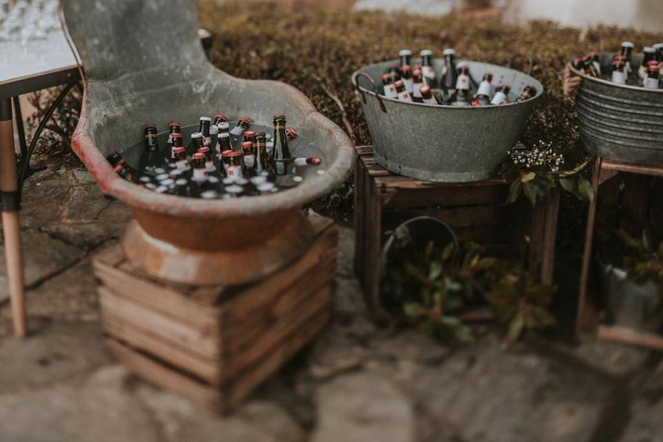 Bañeras de cervezas