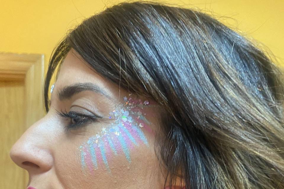 Neón y glitter