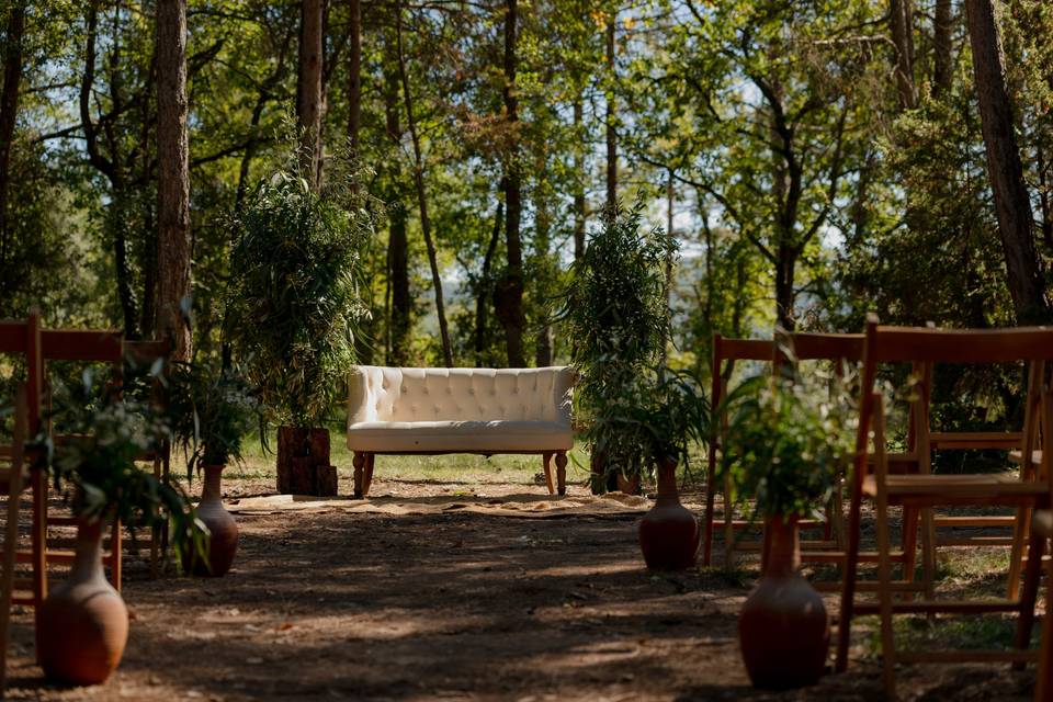 Ceremonia al bosque