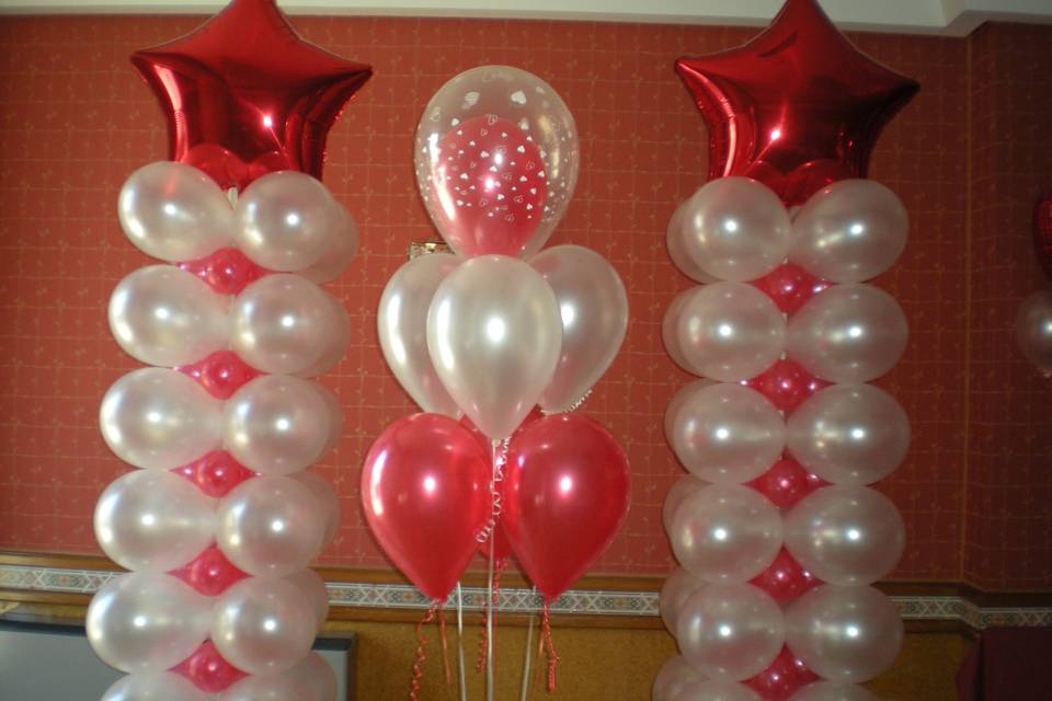 Decoración con globos