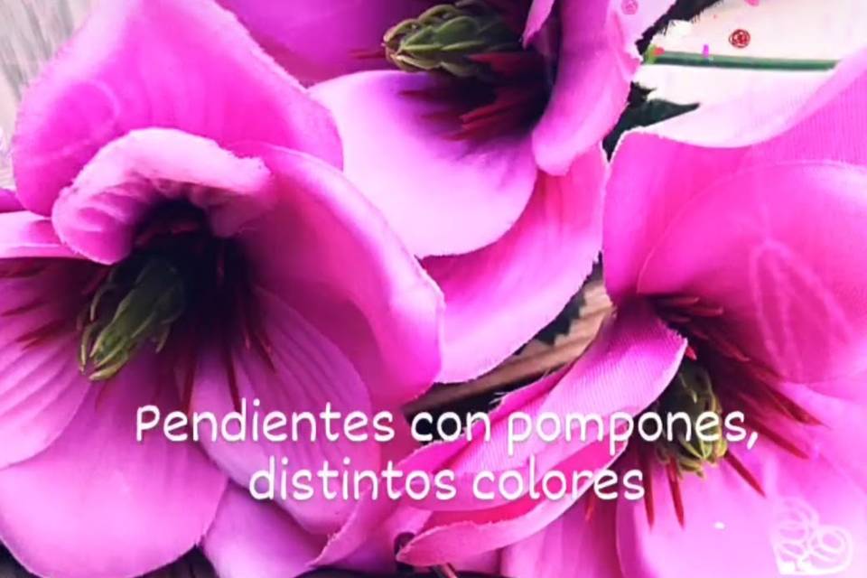 Pendientes borlas