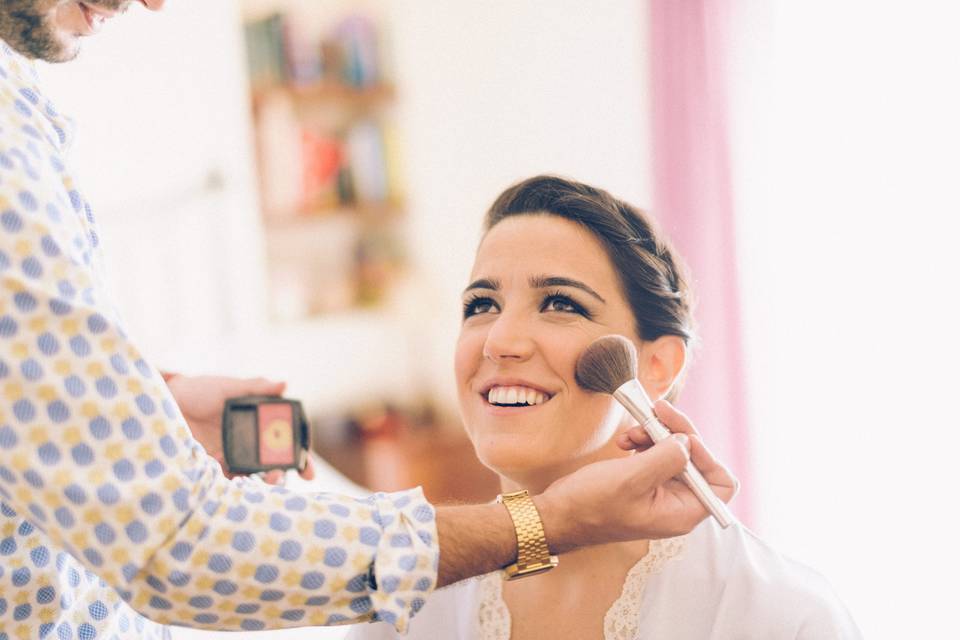 Preparación de la novia.