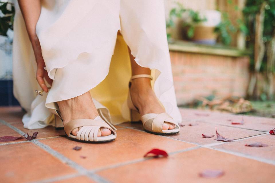 Preparación de la novia.